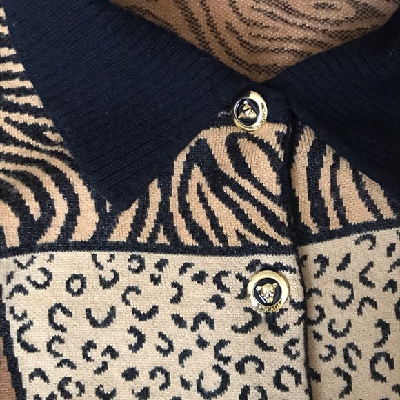 Small ESCADA lightweight animal print cardigan - Picture 5 of 6